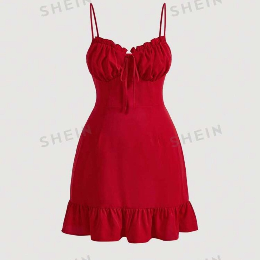 SHEIN Valentine's Day burgundy dress size 2XL